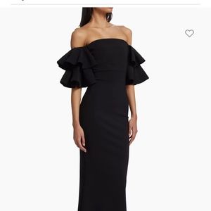 Chiara Boni black evening gown